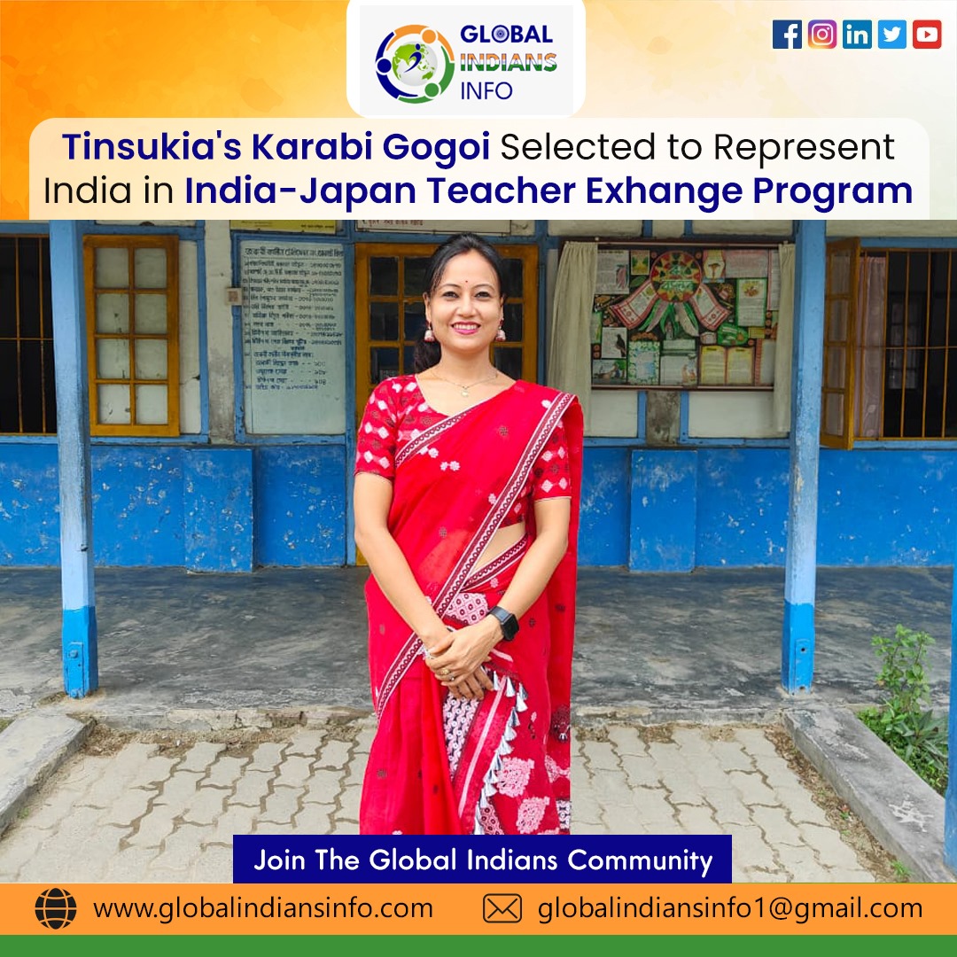 Tinsukia's Karabi Gogoi Selected to Represent India in India-Japan Teacher Exchange Program